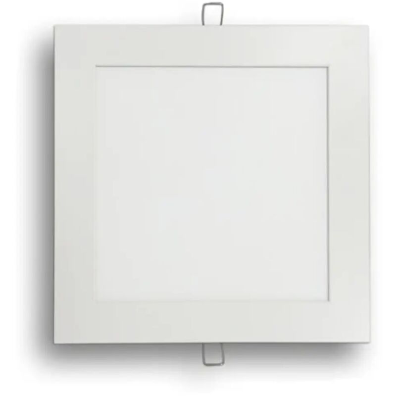 Image of Pannello led slim faretto incasso quadrato bianco freddo 12 watt