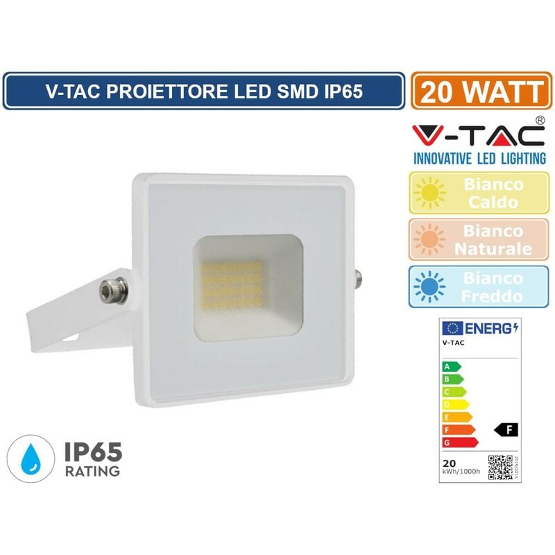 V-tac - VT-4021 faro led floodlight 20W smd slim