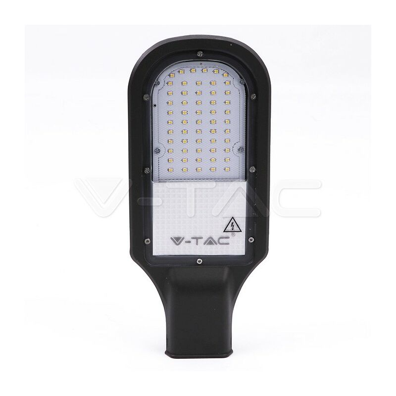 Image of V-TAC Armatura Lampione Stradale LED Chip Samsung 30W Colore Grigio scuro IP65 / SKU 21537 - SKU 21538 Bianco Freddo