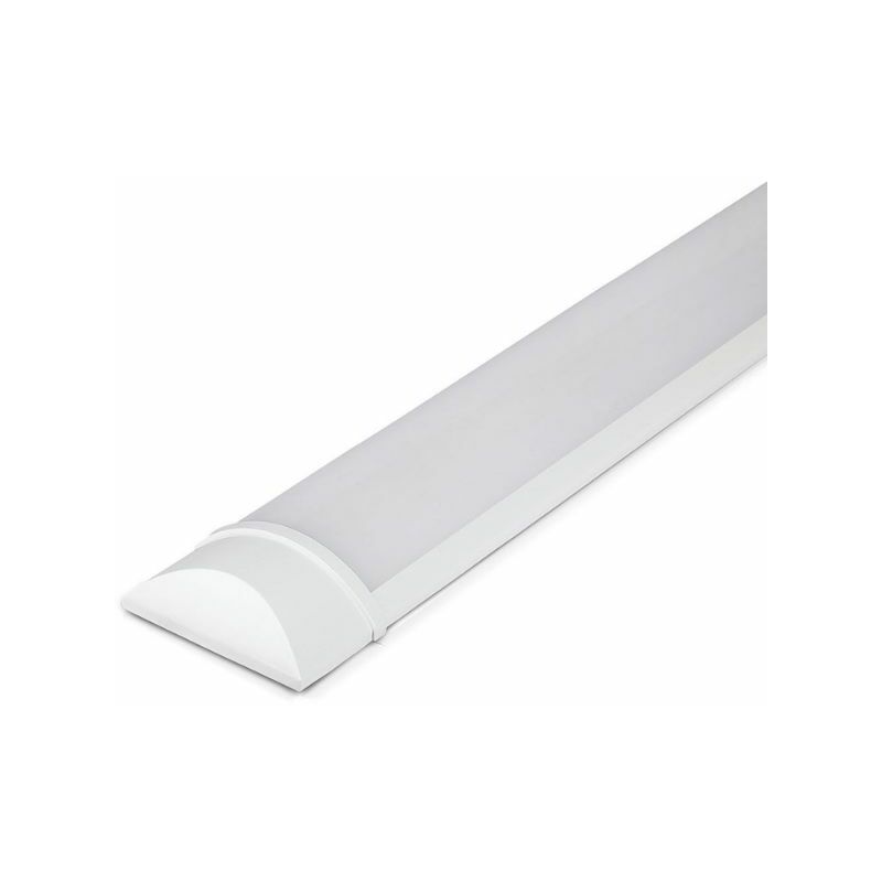 Image of V-tac - Tubo led Prismatico Plafoniera 20w 60cm IP20 - Luce Calda 3000k