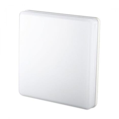 V-TAC PRO VT-8033SQ Plafoniera LED 15W Quadrata 15W 120LM/W chip samsung 6400K IP44 IK08 - sku 13919