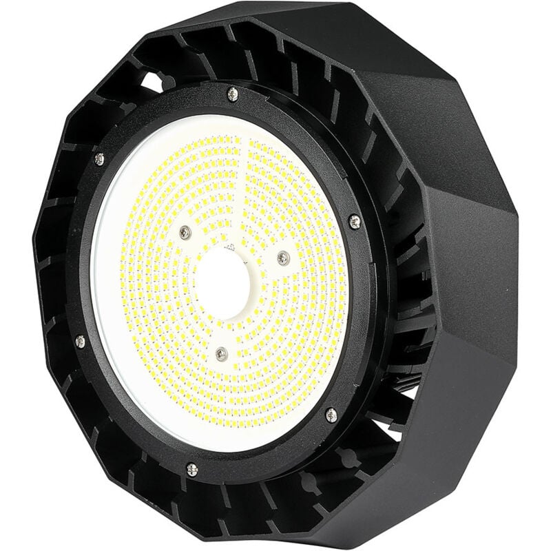 V-tac - Réflecteur led Highbay - Samsung - 180lm/w - mw - IP65 - Noir - 100W - 18000 Lumens - 6400K