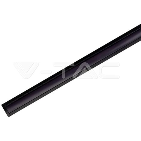 Gasiashop - 2873 - V-TAC VT-8113 PROFILO IN ALLUMINIO NERO PER STRISCE LED  LUNGHEZZA 2 METRI - SKU 2873