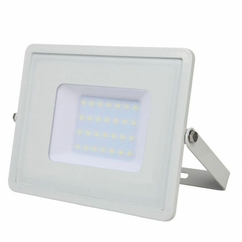 Image of 30W led proiettore smd Samsung chip G2 corpo bianco 4000K - Luce naturale
