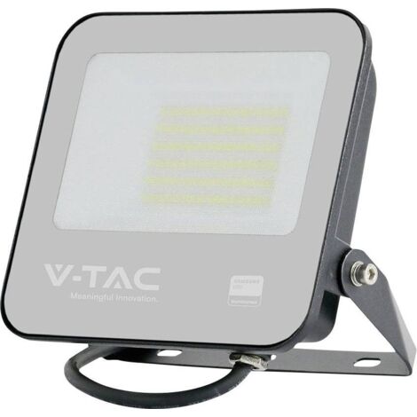V-tac projecteur led 50w 4000k noir vt-44055 - 23688