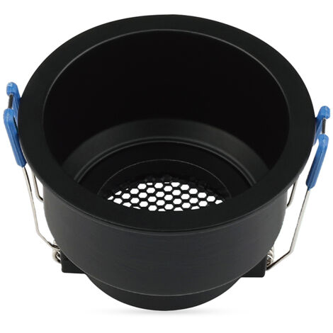 V-TAC Runder GU10 Einbaustrahlerhalter mit blendfreiem Wabengitter