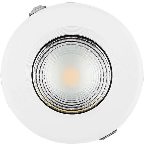 V-TAC Runder LED-Einbaustrahler COB LED 40W 120LM/W Weiß Farbe Kaltweiß