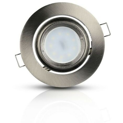 V-TAC Runder LED Einbaustrahler Halter GU10 und GU5.3 (MR16) Einstellbar