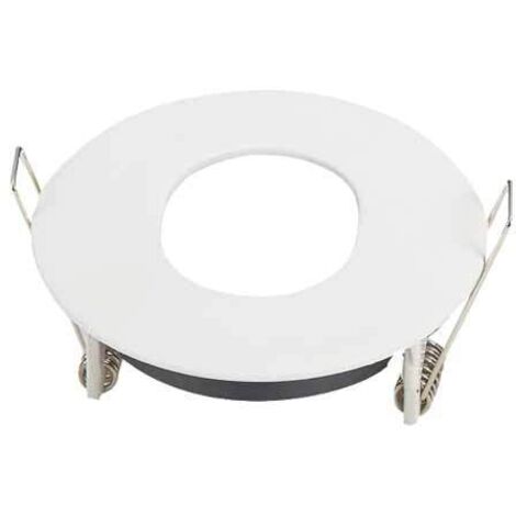 V-TAC Runder LED-Einbaustrahlerhalter GU10 und GU5.3 (MR16) Farbe Weiß Einstellbar