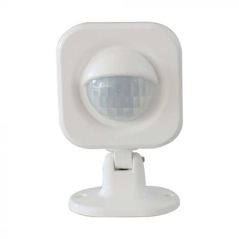 V-TAC Sensore PIR Angolo di rilevamento 120° Bianco WiFi Google/Alexa