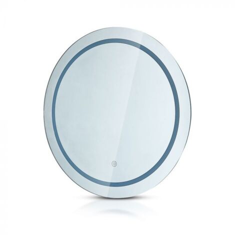 V-TAC Specchio LED Rotondo 25W Anti-appannamento Touch 3in1 600x35mm IP44