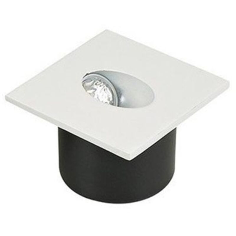 Balise Murale Intérieure led de Marche 3W Carrée Blanche V-tac VT-1109 fs - 120 ° - Blanc chaud - 3000K Balise Murale Intérieure led de Marche 3W Carrée Blanche V-tac VT-1109 fs - 120 ° - Blanc chaud - 3000K