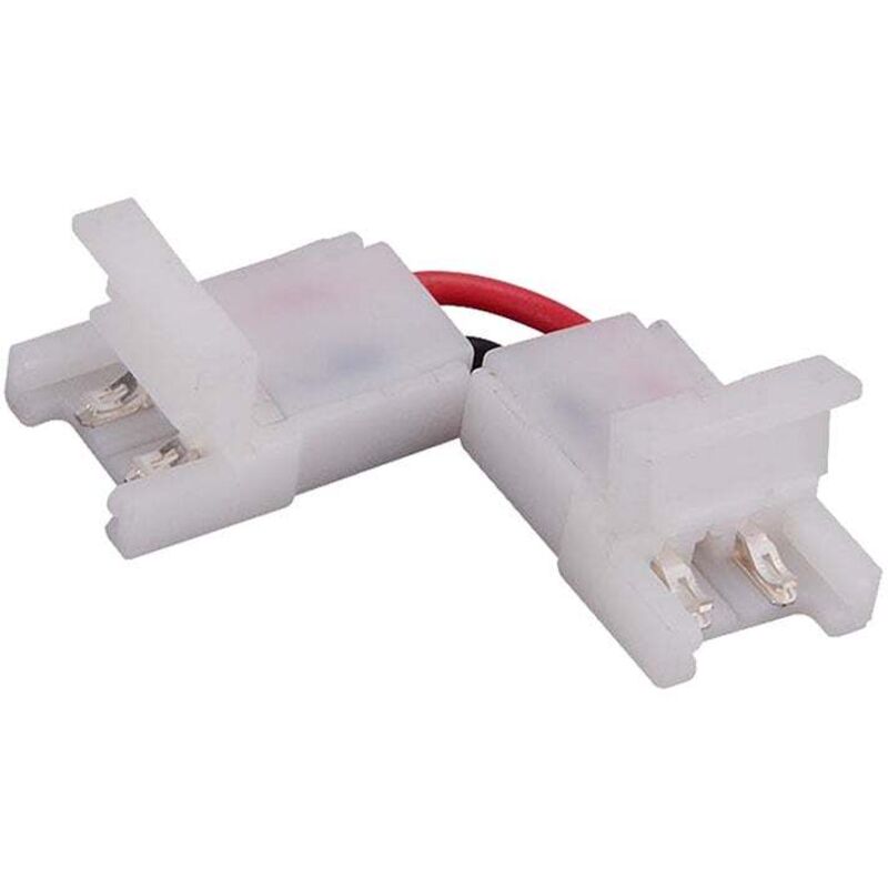 L-förmiger Verbinder für 10-mm-LED-Streifen, Schnellanschluss über 2-poligen Clip - V-tac