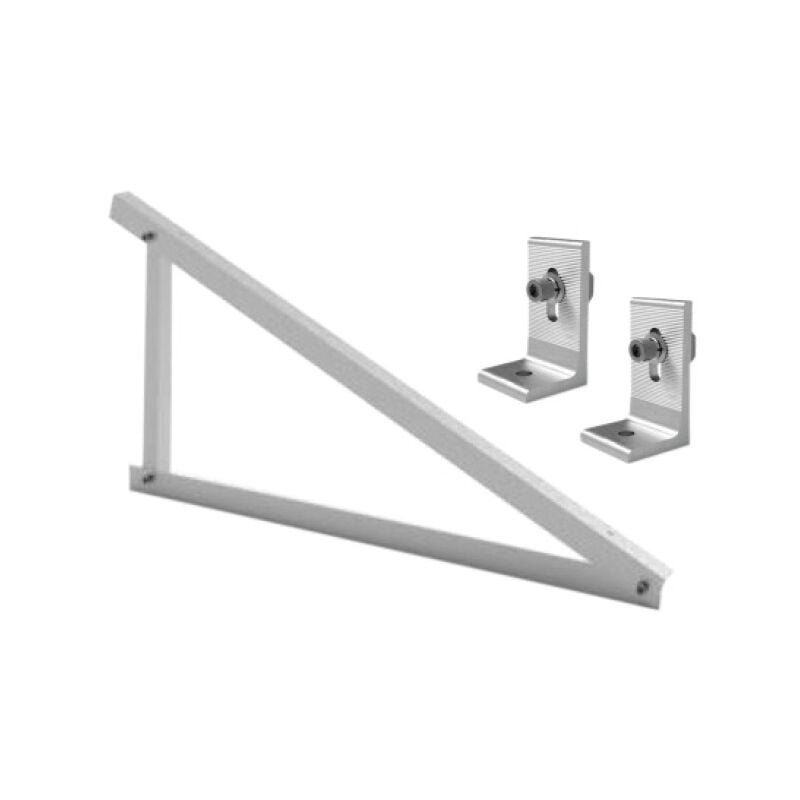V-tac - Support triangulaire à angle réglable 10°-15° pour panneaux solaires photovoltaà¯ques