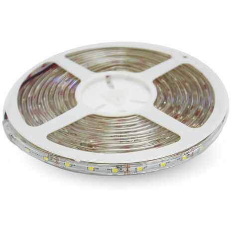 V-tac tira led 12v color verde ip65 5 metros vt-3528 - 212034