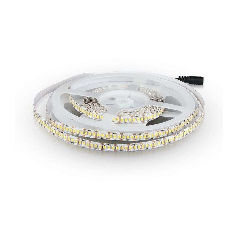 

V-tac - Tira led SMD2835 18W/m 204 leds/m 12V IP20 5 metros Temperatura de color - 4000K Blanco natural