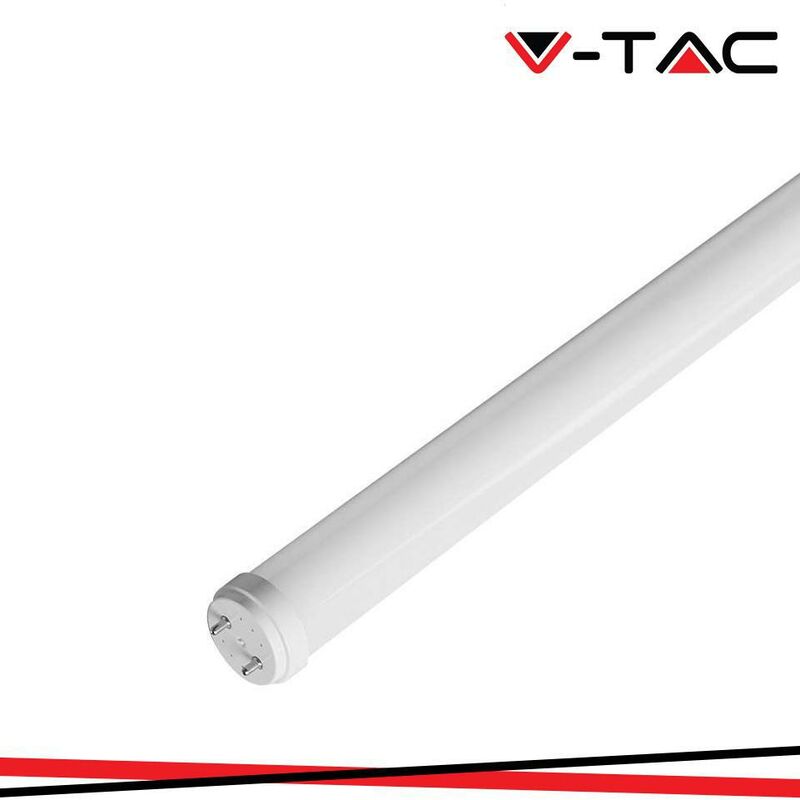 V-tac - led tubo T8 18W 120 cm G13 vetro tubo