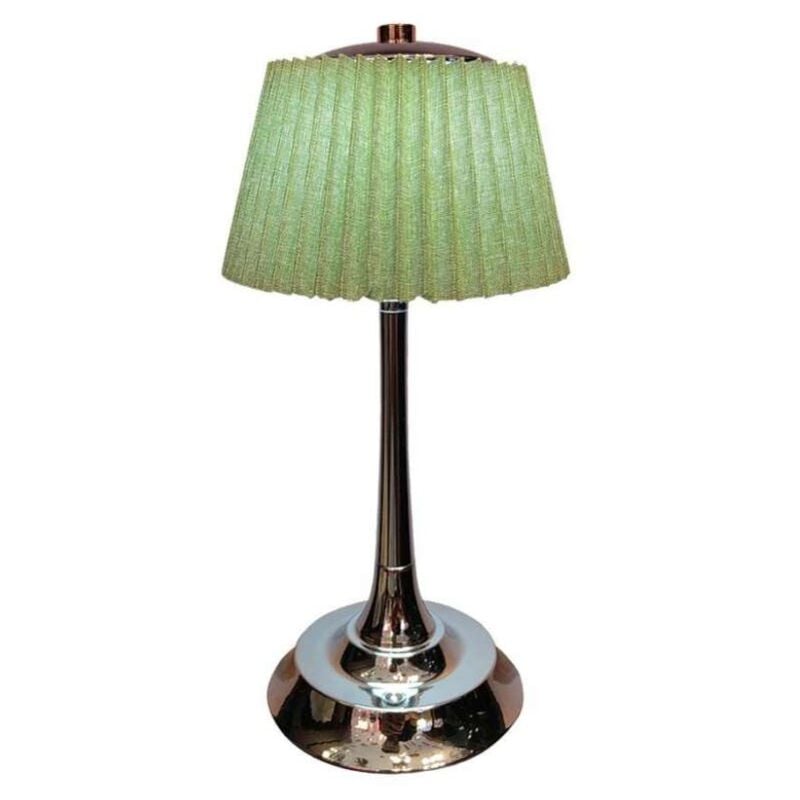 Image of Lampada led da Tavolo 1.5W con Batteria Ricaricabile usb c Colore Verde Cromato Touch Dimmerabile 3in1 - V-tac