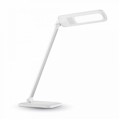 V-TAC VT-1009D Lampada da tavolo LED orientabile 7W cambia colore 3IN1 dimmerabile CCT corpo bianco- sku 7039