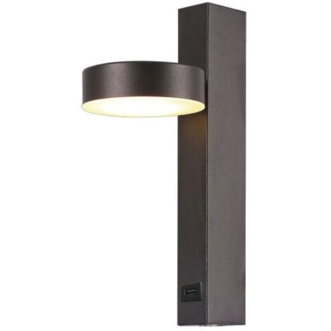 V-TAC VT-10111 23405 LED-Wandleuchte  EEK: D (A - G) 8 W LED Schwarz