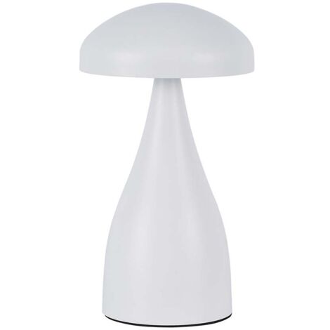 V-TAC VT-1041 Lampada LED da Tavolo ricaricabile USB-C 1W Batteria 800mAh Colore Bianco in Metallo Touch Dimmerabile 3in1 7896