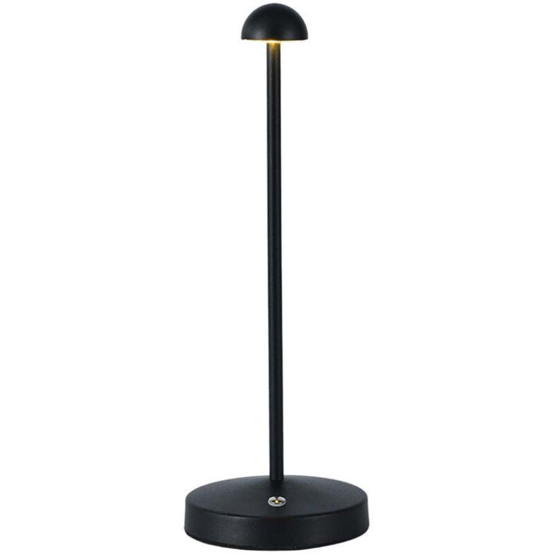 Lampe de table rechargeable IP20 Corps noir 1.6W 130 Lumens 3IN1 Lampe de table rechargeable IP20 Corps noir 1.6W 130 Lumens 3IN1