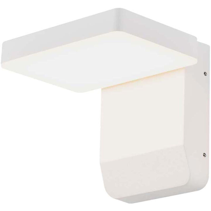 V-tac - 17w Quadratische Led-wandleuchte 150lm/w Weiß Naturweiß Ip65