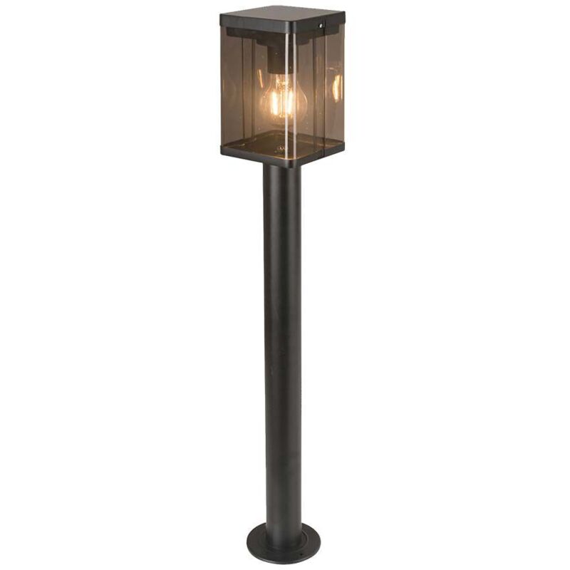 Lampe de jardin solaire led 2.5W avec détecteur de mouvement micro-ondes Couleur noire 3000K IP44