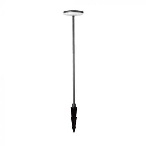 V-TAC VT-1160 Lampada led da Giardino 12W con picchetto lampioncino viale segnapassi colore ANTRACITE h80cm luce 3000k IP65 sku 23021