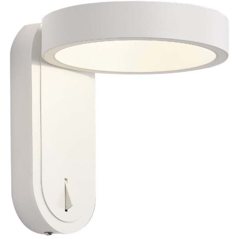 Applique led orientable - IP20 - Corps blanc - 5W- 600 Lumens - 3000K + 4000K