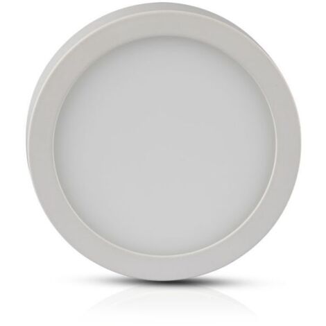 V-TAC VT-1205RD panneau LED 12W surface rond blanc froid 6400K avec driver - SKU 4912