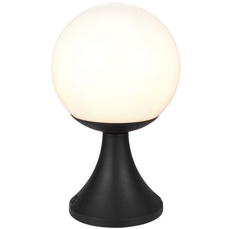V-TAC VT-1230 Lampe de jardin globe LED avec douille E27 Couleur Noir Mat h: 35cm IP44 - 11826