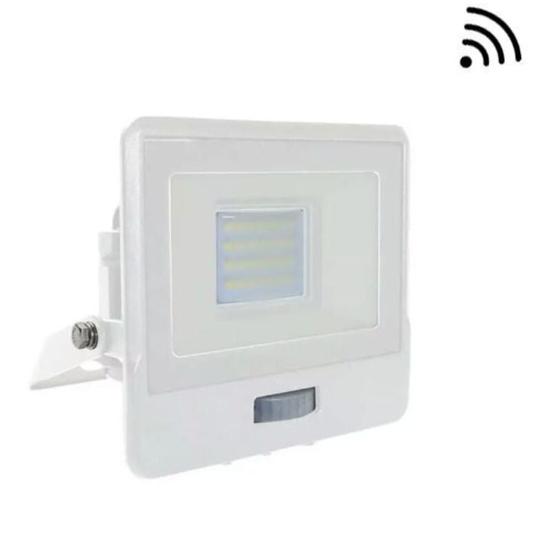 Projecteur led extérieur Avec Détecteur 20W IP65 Samsung Chip Blanc V-tac pro VT-128S - 100 ° - Blanc froid - 6500K