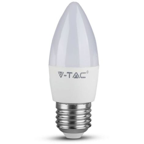 V-TAC VT-1821 Lampadina LED E27 5,5W candela Bianco freddo - 6400K