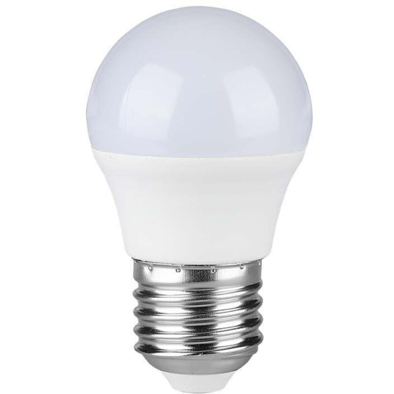 V-tac - LED-Lampe, Fassung E27, 3,7 w, G45, warmweiß, Kunststoff