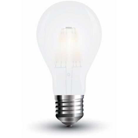 V-Tac VT-1934 E27 A60 Milchglas Glühlampe 4W Kaltweiß 6400K Sku 4488