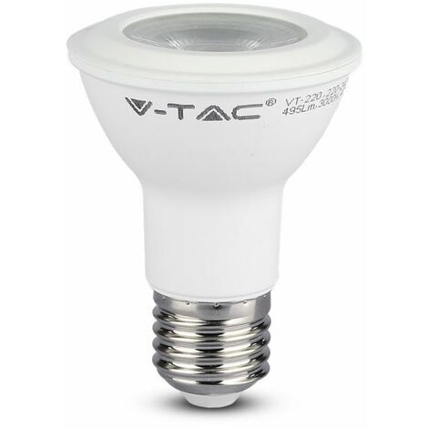 V-TAC VT-200-N 5.8W LED Lampe Bulb Chip Samsung SMD PAR20 E27 40° kaltweiß 6500K - SKU 21149