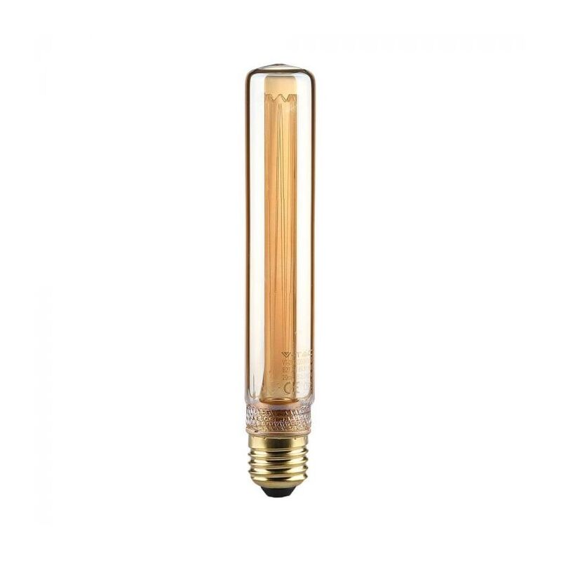 Ampoule LED V-TAC E27 2W T30 Filament Bougie Ambre Art 1800K