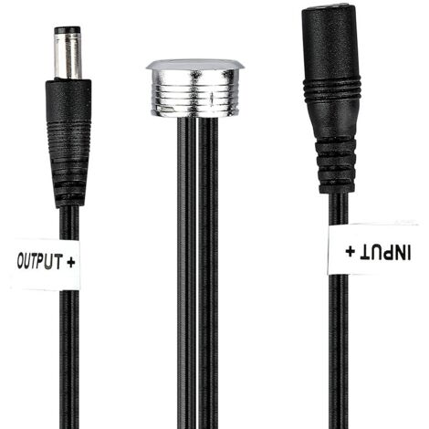 V-TAC VT-2411 capteur tactile led Ø20mm encastré avec interrupteur et variateur pour bande led 60W - SKU 3341