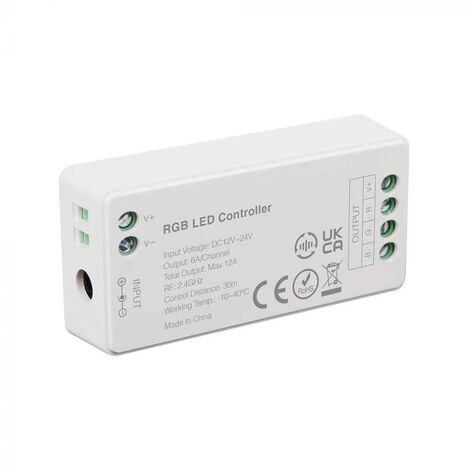 Controller wifi (compatibile con Alexa e Google Home) per strisce led  3in1+RGB dimmerabile con telecomando V-TAC VT-2429 - SKU 2900
