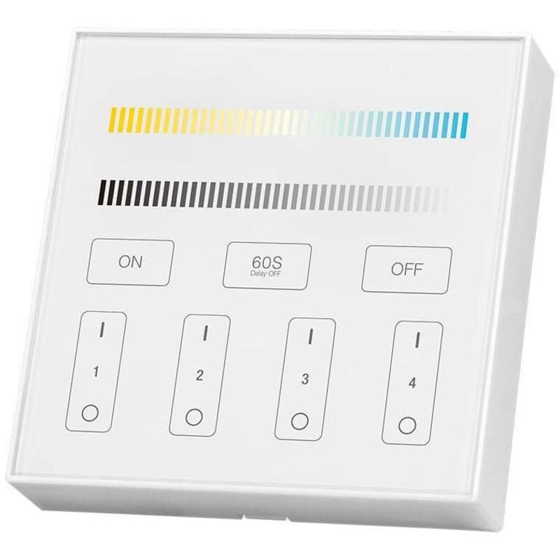 V-tac - Bande led - Accessoires - Contrôleur WiFi 4 zones - Blanc