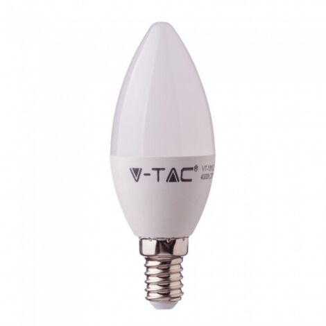 V-Tac VT-268 Ampoule LED chip samsung 7W E14 Bougie blanc froid 6400K - SKU 113