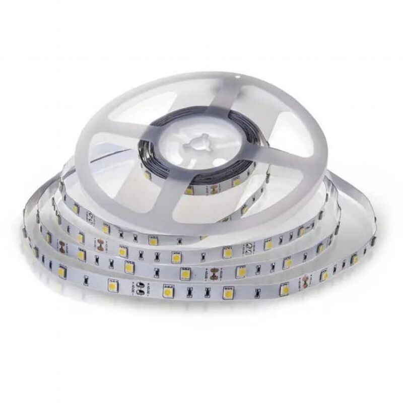 V-TAC VT-5050 Strip 150LED 12V SMD5050 6W/M 5M Kaltweiß 6500K IP20 ohne WP - SKU 212133