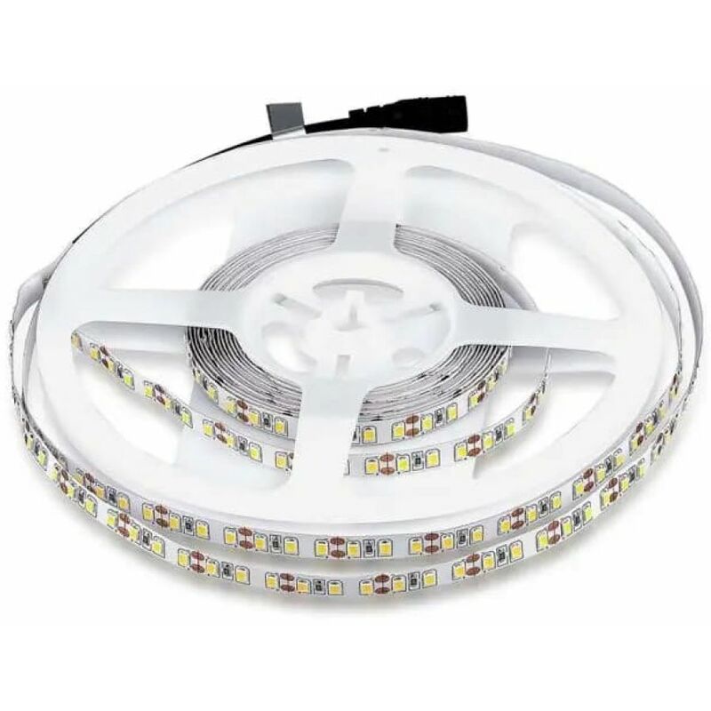 V-tac - Streifen led SMD3528 8W/m 5m 120 LED/m 12V Kaltweiß IP20 8mm