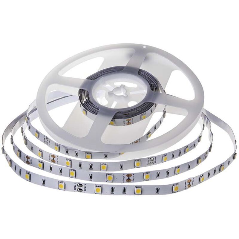 Bande led V-tac SMD5050 6 W/m 5 m 30 LED/m 12 v Blanc chaud IP20 10 mm Bande led V-tac SMD5050 6 W/m 5 m 30 LED/m 12 v Blanc chaud IP20 10 mm