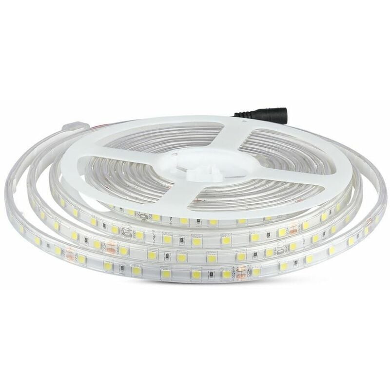 V-tac - Bande led SMD5050 9W/m 5m 60 LED/m 24V 6400K IP65 10mm