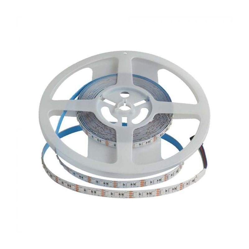 Ruban led rgb 24V 5m 12W/m IP20 Hors Transfo V-tac VT-3535 120 - 120° - rgb
