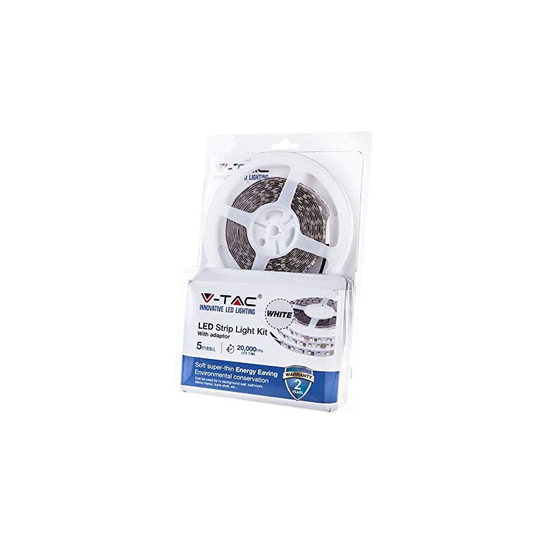 V-tac - led strip set SMD3528 60 led code couleur: 4500K IP20 2351