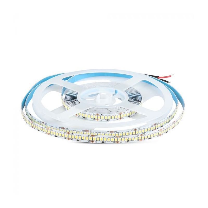 Ruban led 24V 5m 18W/m IP20 Hors Transfo V-tac VT-2835-238 - 120 ° - Blanc neutre - 4000K