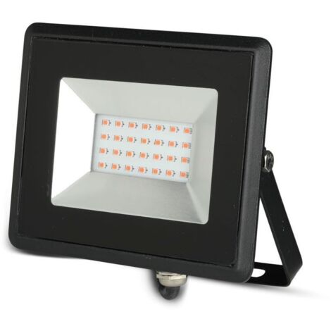V-TAC VT-4021 smd led strahler 20W rot licht E-Series ultra slim schwarz IP65 - SKU 5992